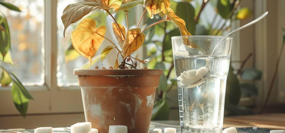 Peut-on arroser une plante avec de l’eau sucrée ?